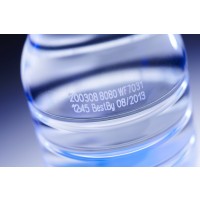 Bouteille PET codée par laser