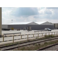 Vue de deux bâtiments jumelés