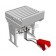 TABLE INCLINEE PNEUMATIQUE